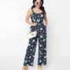 Navy Blue Under The Sea Jumpsuit