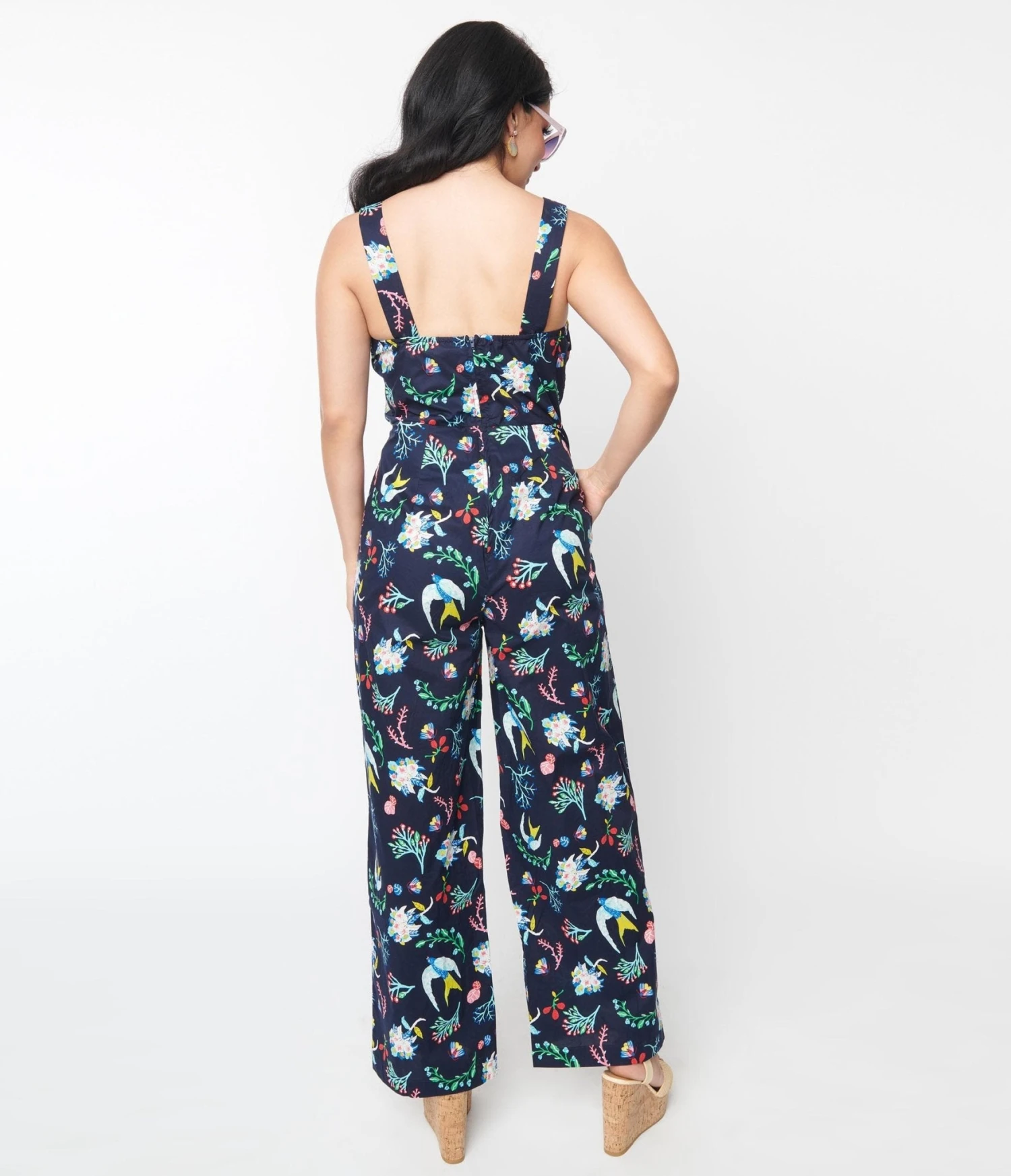 Navy Blue Under The Sea Jumpsuit 3 Navy Blue Under The Sea Jumpsuit - Image 3