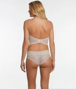 Nude Lace Backless Strapless Tayler Bra -Pleaser Clothing Store nude lace backless strapless tayler bra 240494