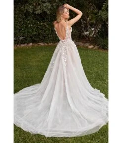 Cinderella Divine Off White Floral Lace Wedding Ball Gown -Pleaser Clothing Store off white floral lace wedding ball gown 458181
