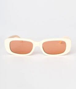 Peach & Orange Tint Oval Sunglasses -Pleaser Clothing Store peach orange tint oval sunglasses 350308