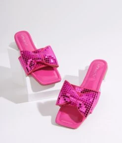 Pink Bow Sandals