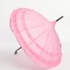 Pink Frilled Pagoda Umbrella