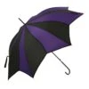 Purple & Black Striped Umbrella