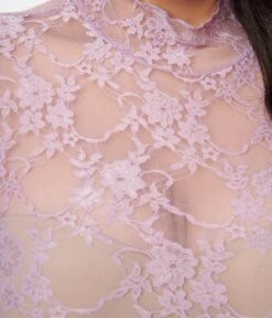 Purple Floral Lace Top 7 Purple Floral Lace Top -Pleaser Clothing Store purple floral lace top 898198