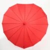 Red Heart Shaped Umbrella