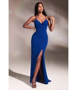 Cinderella Divine Royal Blue Glitter Lace Up Back Prom Dress 5 Cinderella Divine Royal Blue Glitter Lace Up Back Prom Dress -Pleaser Clothing Store royal blue glitter lace up back prom dress 351983