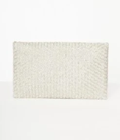 Silver Beaded Evening Envelope Clutch 7 Silver Beaded Evening Envelope Clutch -Pleaser Clothing Store silver beaded evening envelope clutch 432161