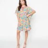Smak Parlor Happy Groovy Rainbows Mini Caftan