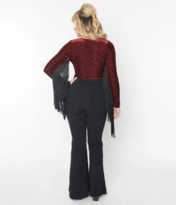 Smak Parlour Black Find Your Flare Pants -Pleaser Clothing Store smak parlour black find your flare pants 307976