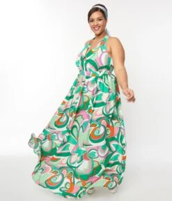 Smak Parlour Green & Pink Psychedelic Floral Halter Maxi Dress 9 Smak Parlour Green & Pink Psychedelic Floral Halter Maxi Dress -Pleaser Clothing Store smak parlour green pink psychedelic floral halter maxi dress 313751