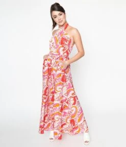 Smak Parlour Pink & Red Floral Budding Romance Maxi Dress -Pleaser Clothing Store smak parlour pink red floral budding romance maxi dress 507478