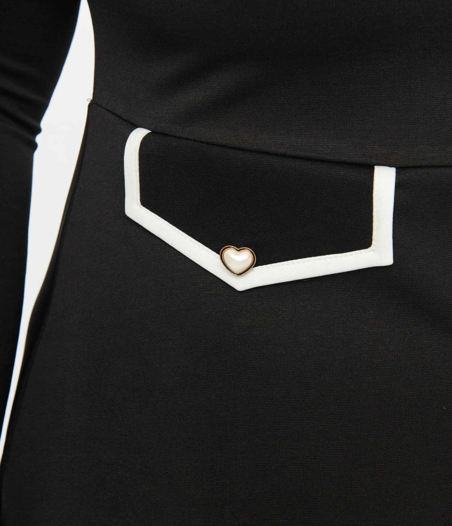 Smak Parlour Plus Size Black Mock Turtleneck Fit & Flare Dress 3 Smak Parlour Plus Size Black Mock Turtleneck Fit & Flare Dress - Image 3