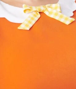 Smak Parlour Plus Size Orange Mini Dress -Pleaser Clothing Store smak parlour plus size orange mini dress 927498