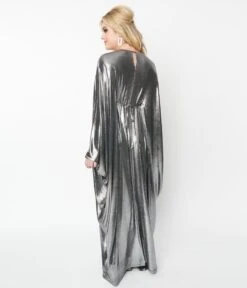 Smak Parlour Silver Batwing Caftan -Pleaser Clothing Store smak parlour silver batwing caftan 285159