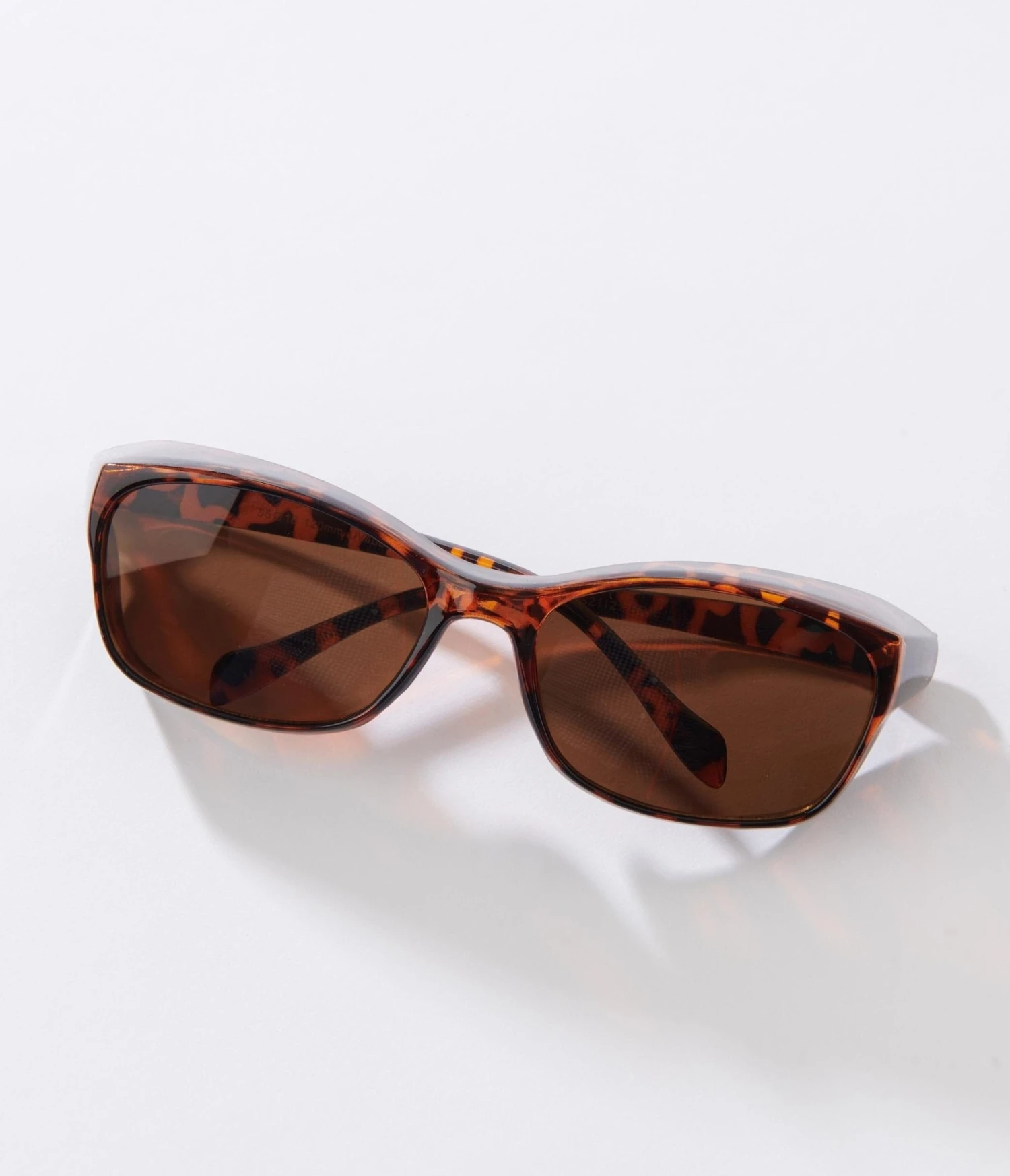 Tortoise Thick Rectangular Sunglasses 3 Tortoise Thick Rectangular Sunglasses - Image 3