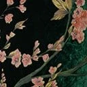 Unique Vintage 1920s Emerald Velvet Floral Burnout Hemingway Flapper Dress 6 Unique Vintage 1920s Emerald Velvet Floral Burnout Hemingway Flapper Dress - Image 6