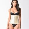 Unique Vintage 1950s Beige Stretch Waist Cincher