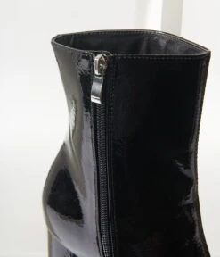 Unique Vintage Black Platform Heel Ankle Boots -Pleaser Clothing Store unique vintage black platform heel ankle boots 482920
