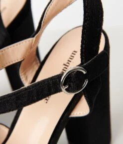 Unique Vintage Black Velvet Platform Heels 5 Unique Vintage Black Velvet Platform Heels -Pleaser Clothing Store unique vintage black velvet platform heels 572930