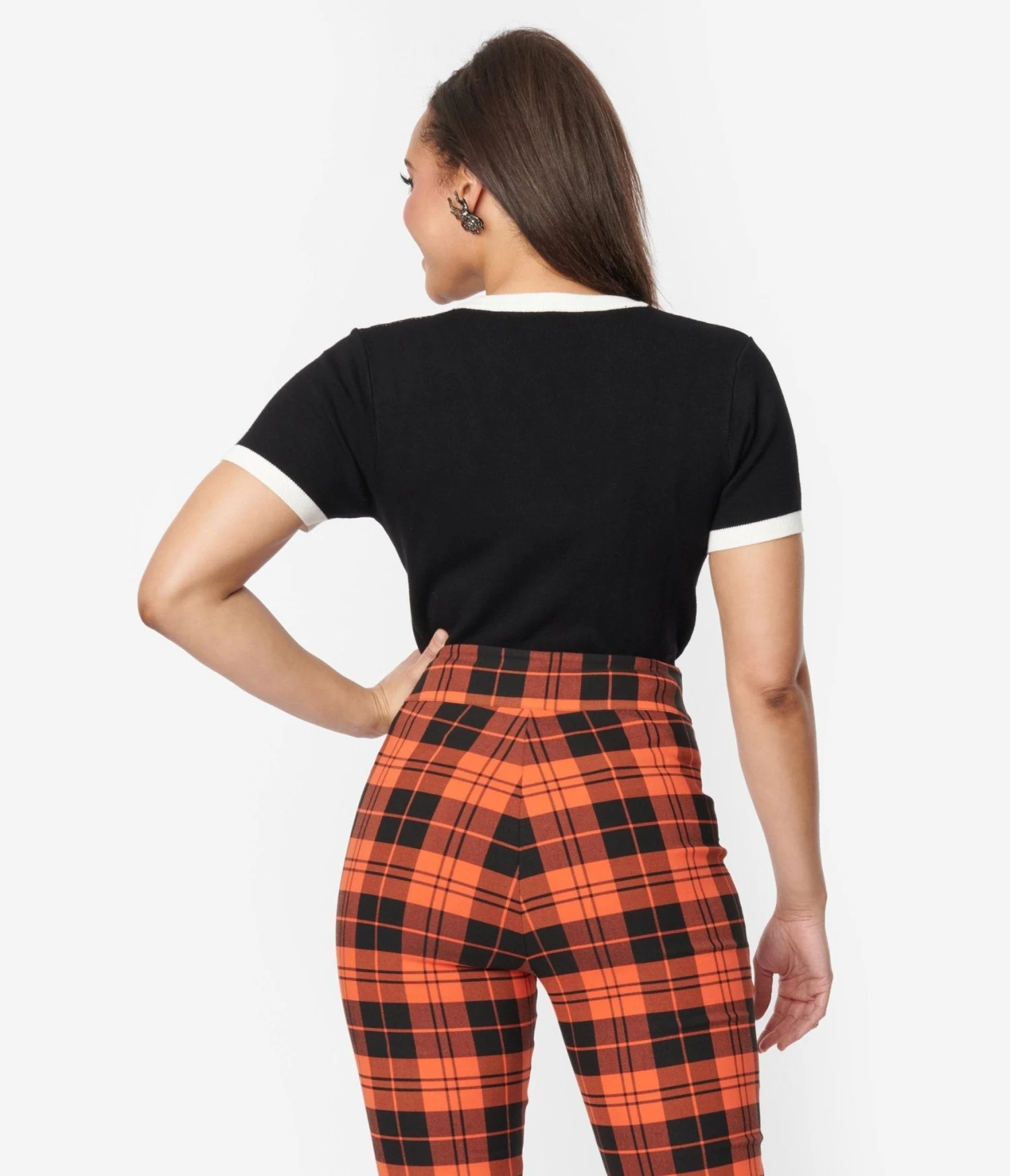 Unique Vintage Black & White Skeleton Hand Sweater 3 Unique Vintage Black & White Skeleton Hand Sweater - Image 3