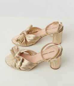 Unique Vintage Golden Slingback Bow Heel 7 Unique Vintage Golden Slingback Bow Heel -Pleaser Clothing Store unique vintage golden slingback bow heel 861096