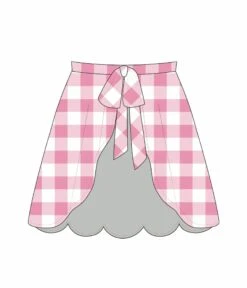 Unique Vintage Pink Gingham Romper & Skirt Set -Pleaser Clothing Store unique vintage pink gingham romper skirt set 353658