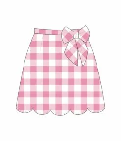 Unique Vintage Pink Gingham Romper & Skirt Set -Pleaser Clothing Store unique vintage pink gingham romper skirt set 963202