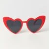 Unique Vintage Red Heart Sunglasses